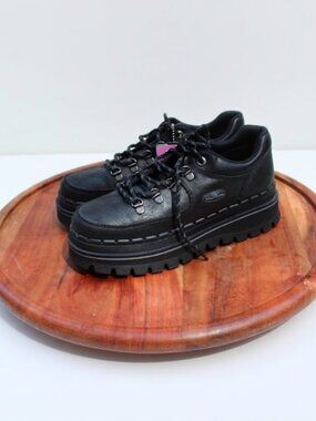 NWT Skechers Jammers Cool Block Chunky Platform Sneakers - Black - Size 8